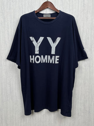 Navy Logo Print T-Shirt