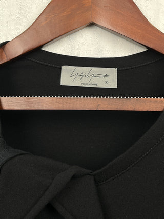 Ruffle Detail Button T-Shirt