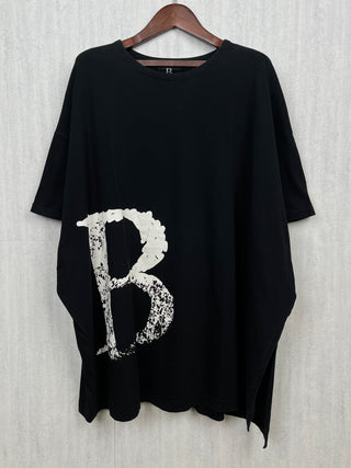 B Print T-Shirt