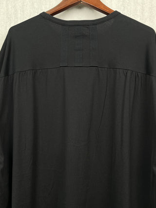 Black T-Shirt With Drawstring