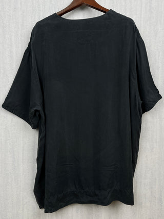 Logo Print T-Shirt With Zipper