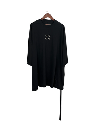 Black Tommy Eyelet T-Shirt
