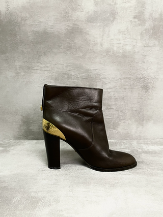 Brown 90mm Short Boots