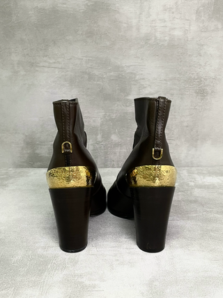 Brown 90mm Short Boots