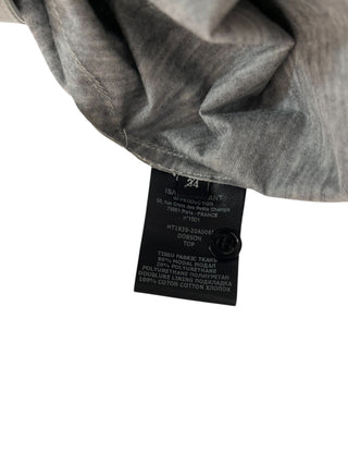 Light Grey Bat Sleeved Top