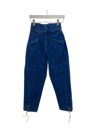 High Waisted Baggy Denim