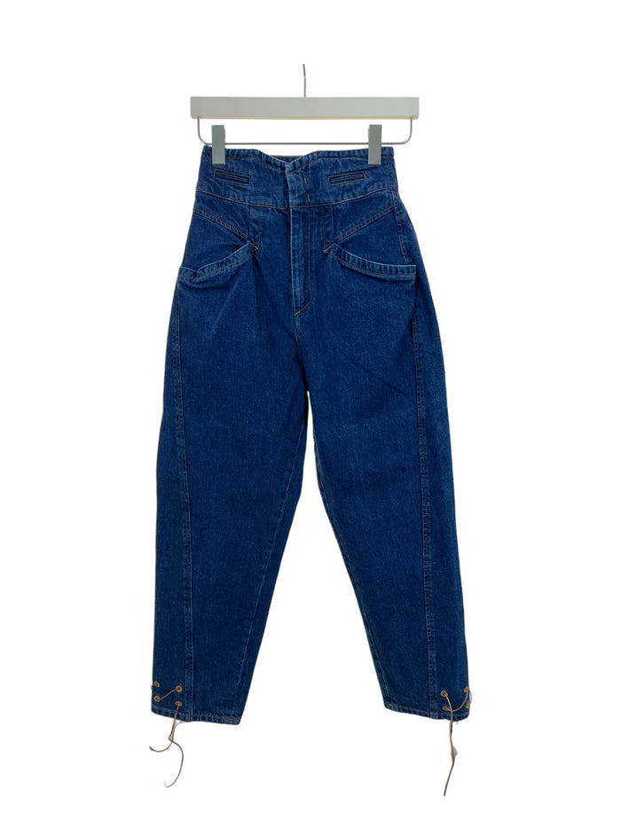 High Waist Baggy Denim