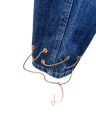 High Waisted Baggy Denim