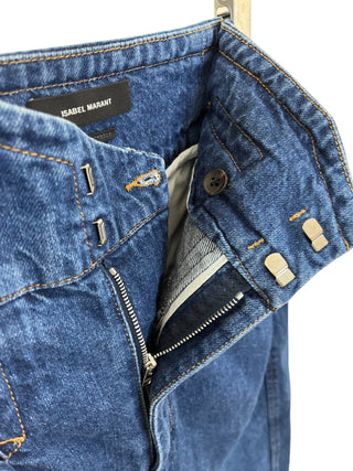 High Waisted Baggy Denim