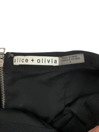 Black Lamb Leather Skirt With Overall Star Studded