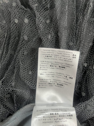 Grey Polka Dot Tulle Skirt
