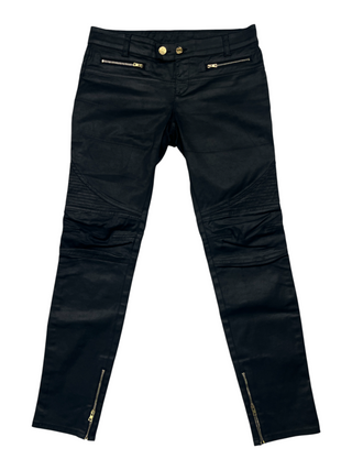Black Biker Pants