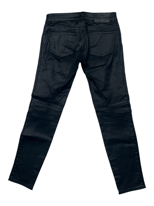 Black Biker Pants