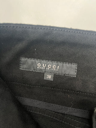 Black Jeans With Studded Waistband