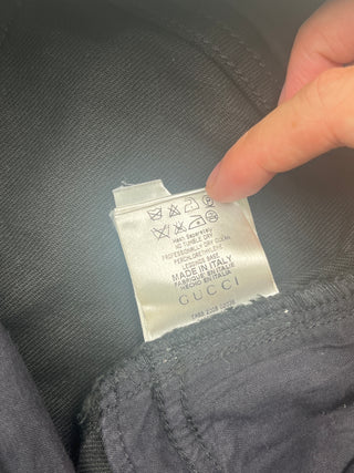 Black Jeans With Studded Waistband