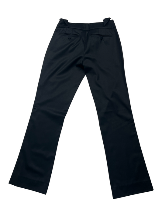 Black Tuxedo Pants With Side Ribbon With Diamante Decors