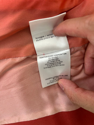 Orange Jacket With Gold Buttons