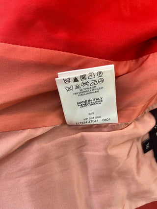 Orange Jacket With Gold Buttons