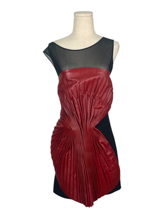 Black Mesh Cocktail Dress