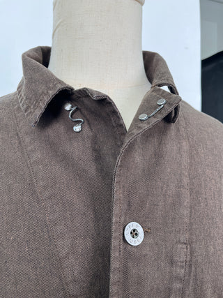 Brown Broken Twill Navvie Blazer