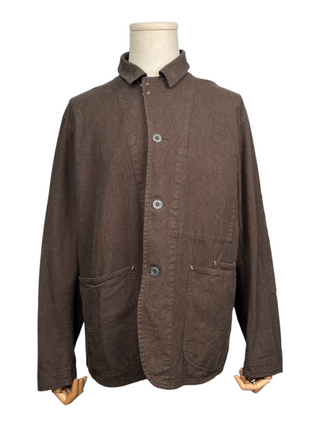 Brown Broken Twill Navvie Blazer