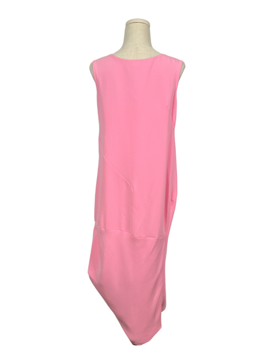 Pink Ankle Length Dress In Balloon End