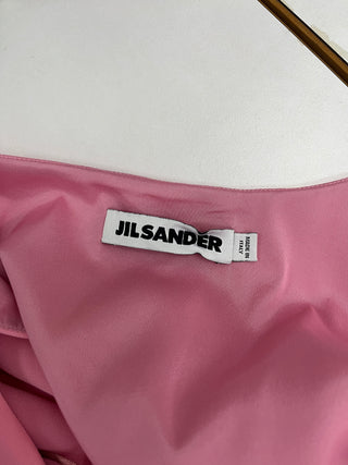 Pink Ankle Length Dress With Balloon End