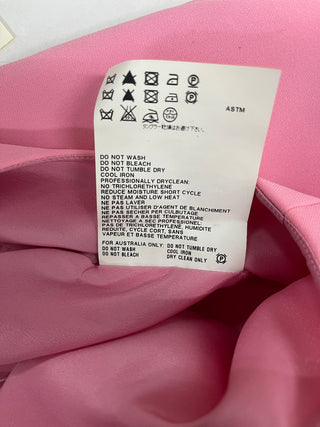 Pink Ankle Length Dress With Balloon End