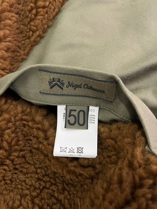 Green And Khaki Reversible Coat