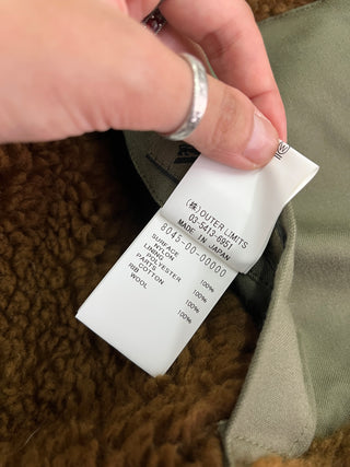 Green And Khaki Reversible Coat