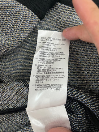 Black Long Sleeves Dress With Embroidery