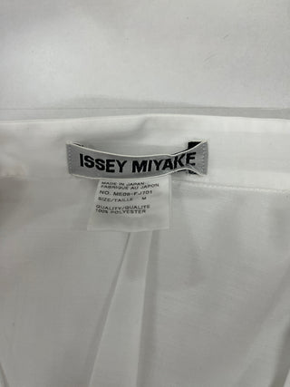 White Stand Collar Long Sleeve Shirt