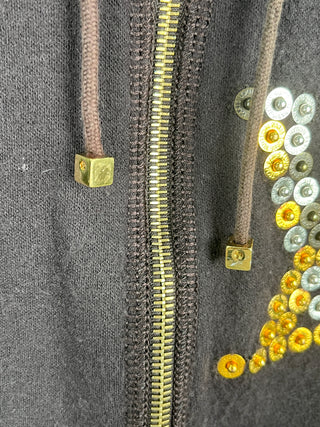 Brown Cashmere Hoodie