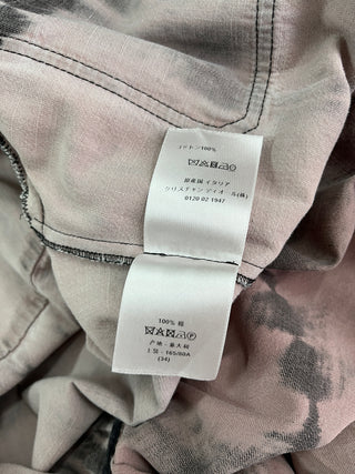 Dirty Pink Tie-Dyed Dress With Signature Logo