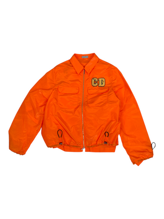 Orange Zip Up Jacket