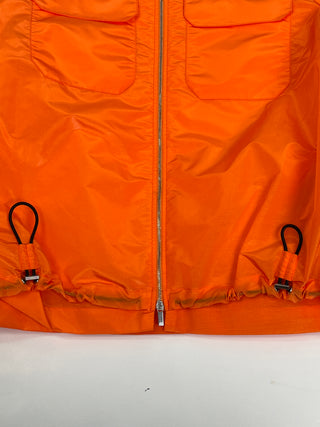 Orange Zip Up Jacket