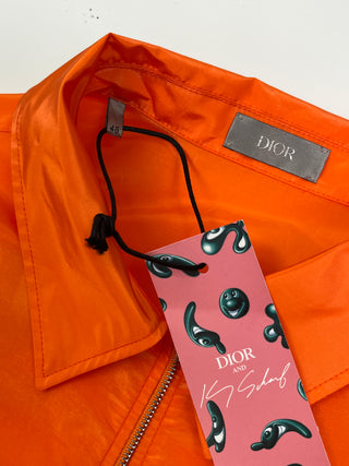 Orange Zip Up Jacket