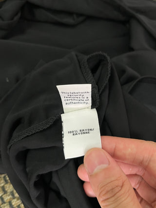 Black One-Shoulder Maxi Dress