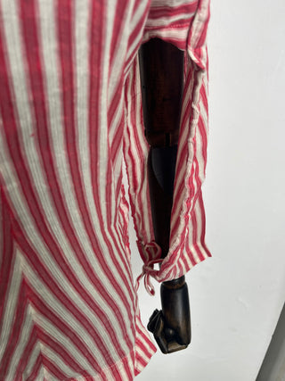 Red Striped Long Sleeve Top
