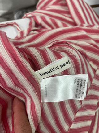 Red Striped Long Sleeve Top