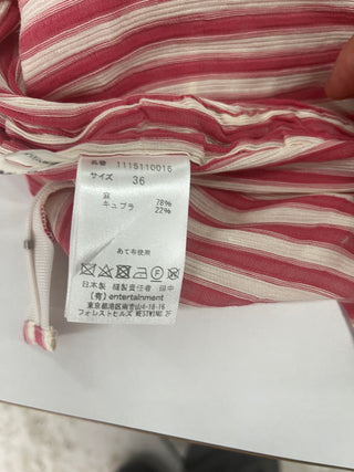 Red Striped Long Sleeve Top