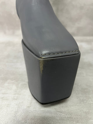 Grey Platform Boots