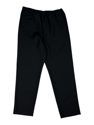 Black Drawstring Wool Pants