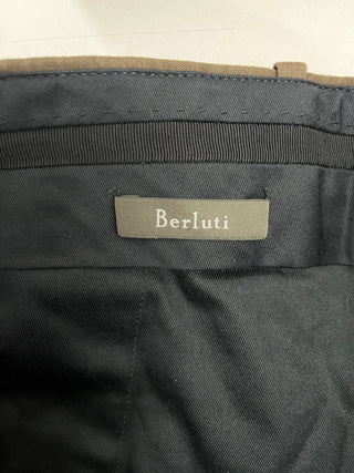 Olive Green Cotton Chino Pants