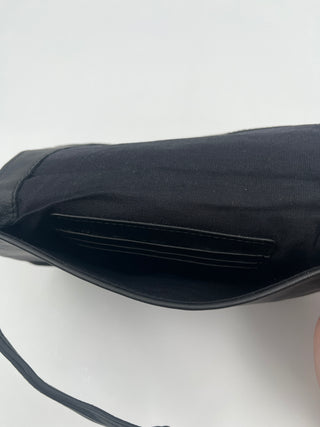 Black Star-Studded Leather Pouch