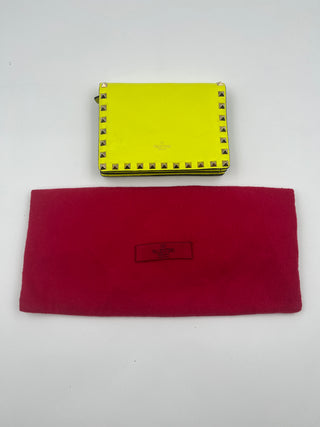 Neon Yellow Rockstud Handbag