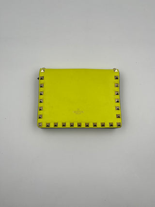Neon Yellow Rockstud Handbag
