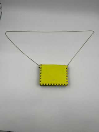 Neon Yellow Rockstud Handbag