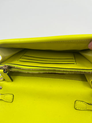 Neon Yellow Rockstud Handbag