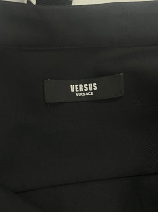 Black Jumpsuit with Gold Locks on Waist